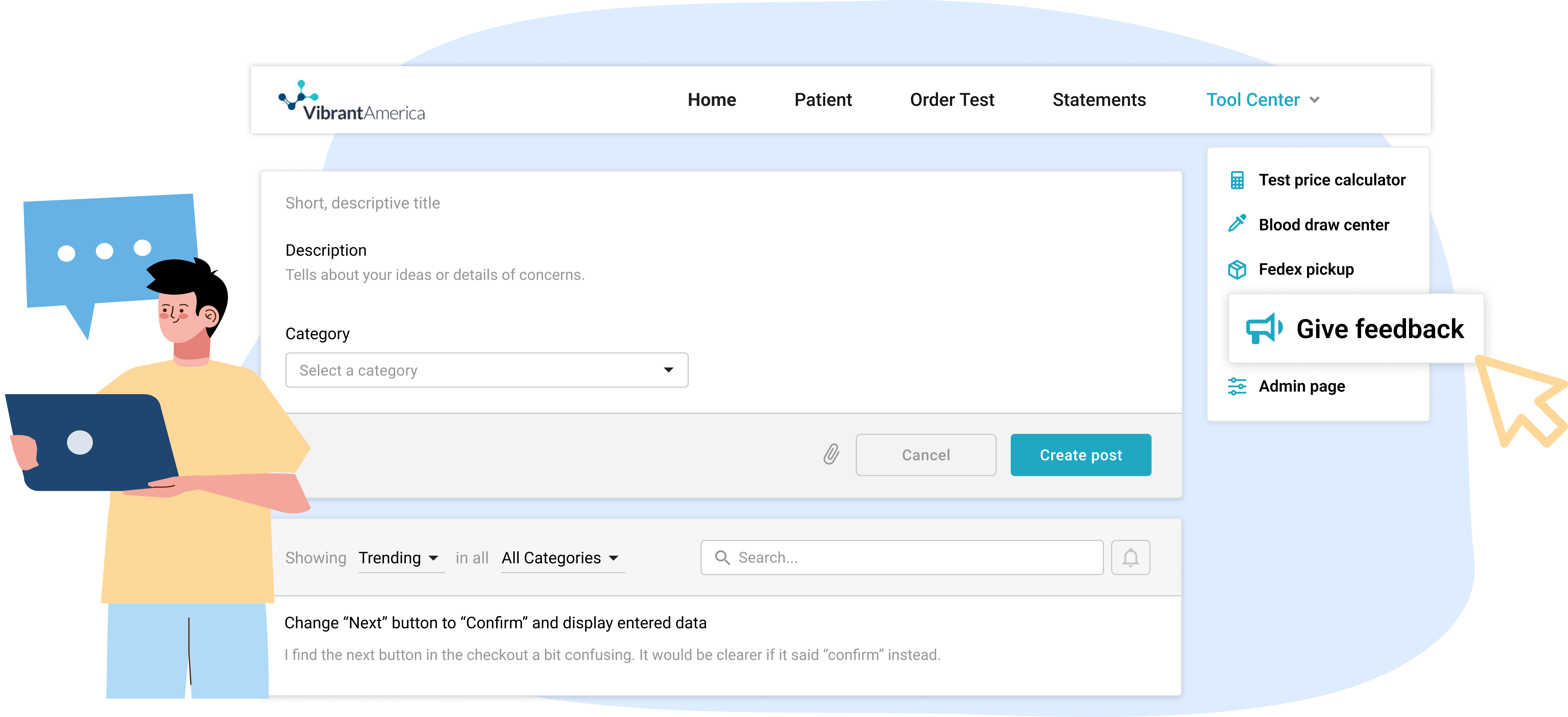 Give Feedback Illustration Give Feedback Illustration